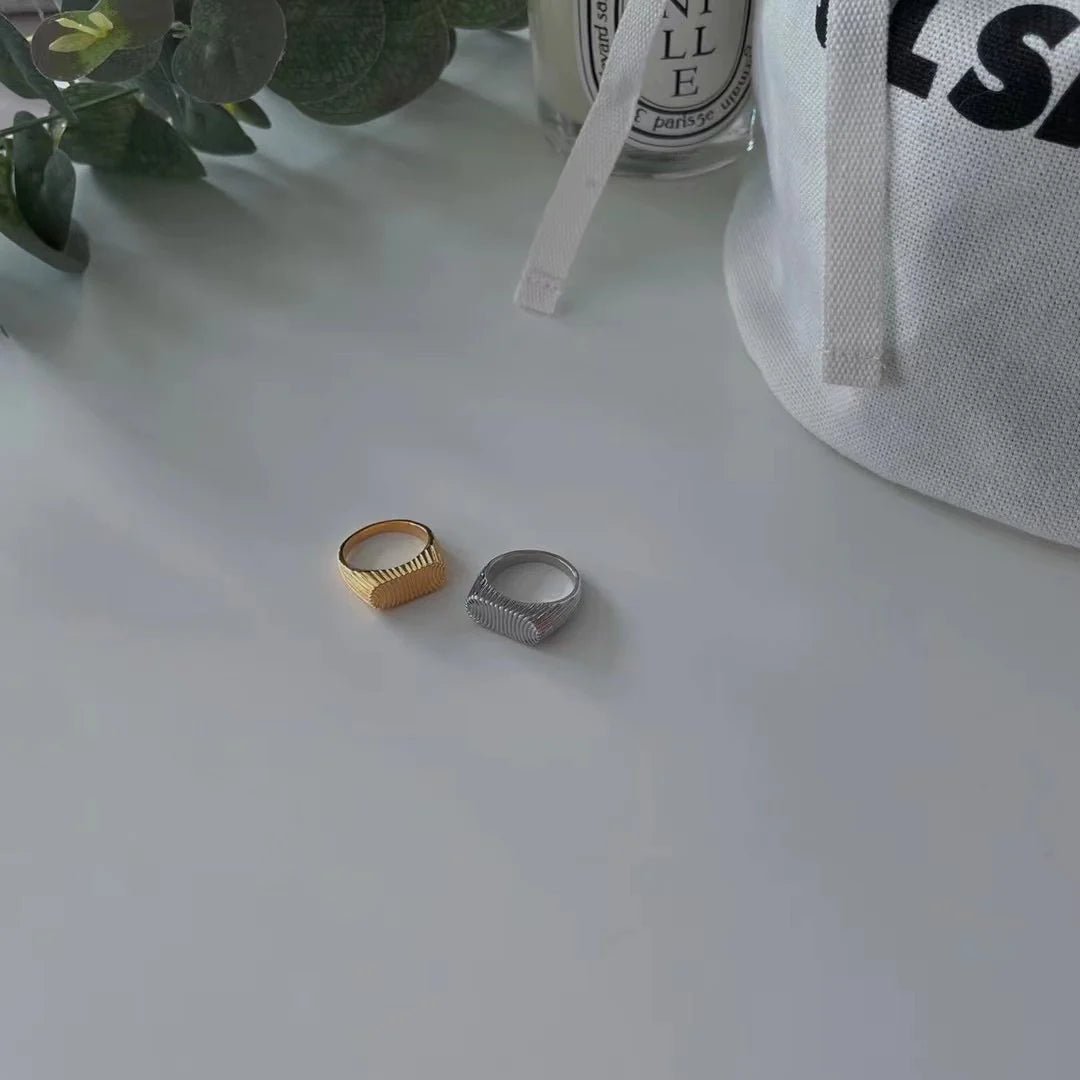Stripy Chic Ring
