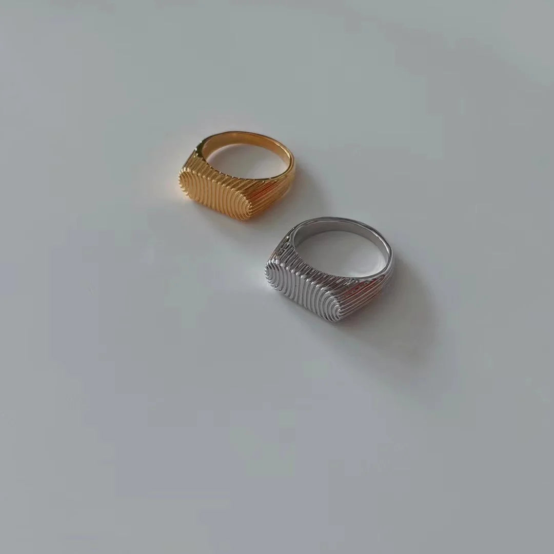 Stripy Chic Ring