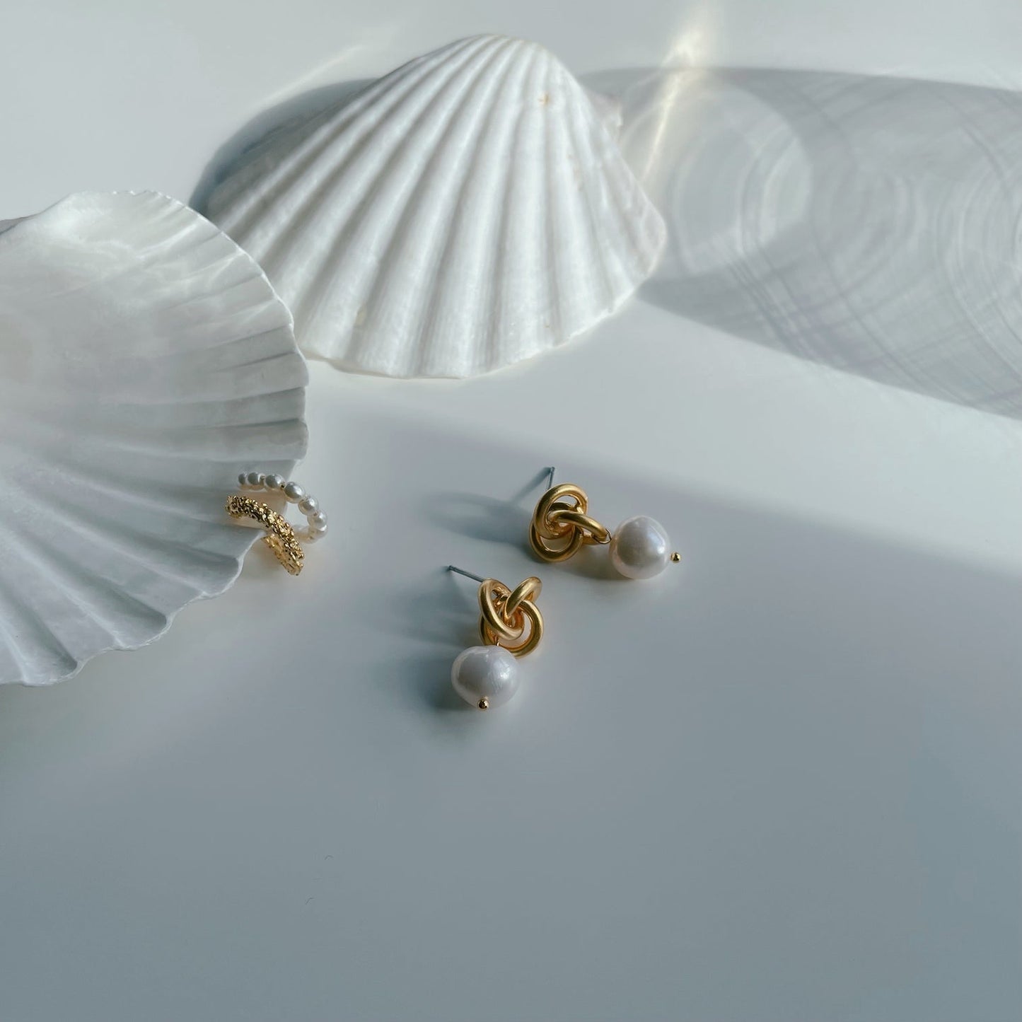 Natural Pearl Earrings