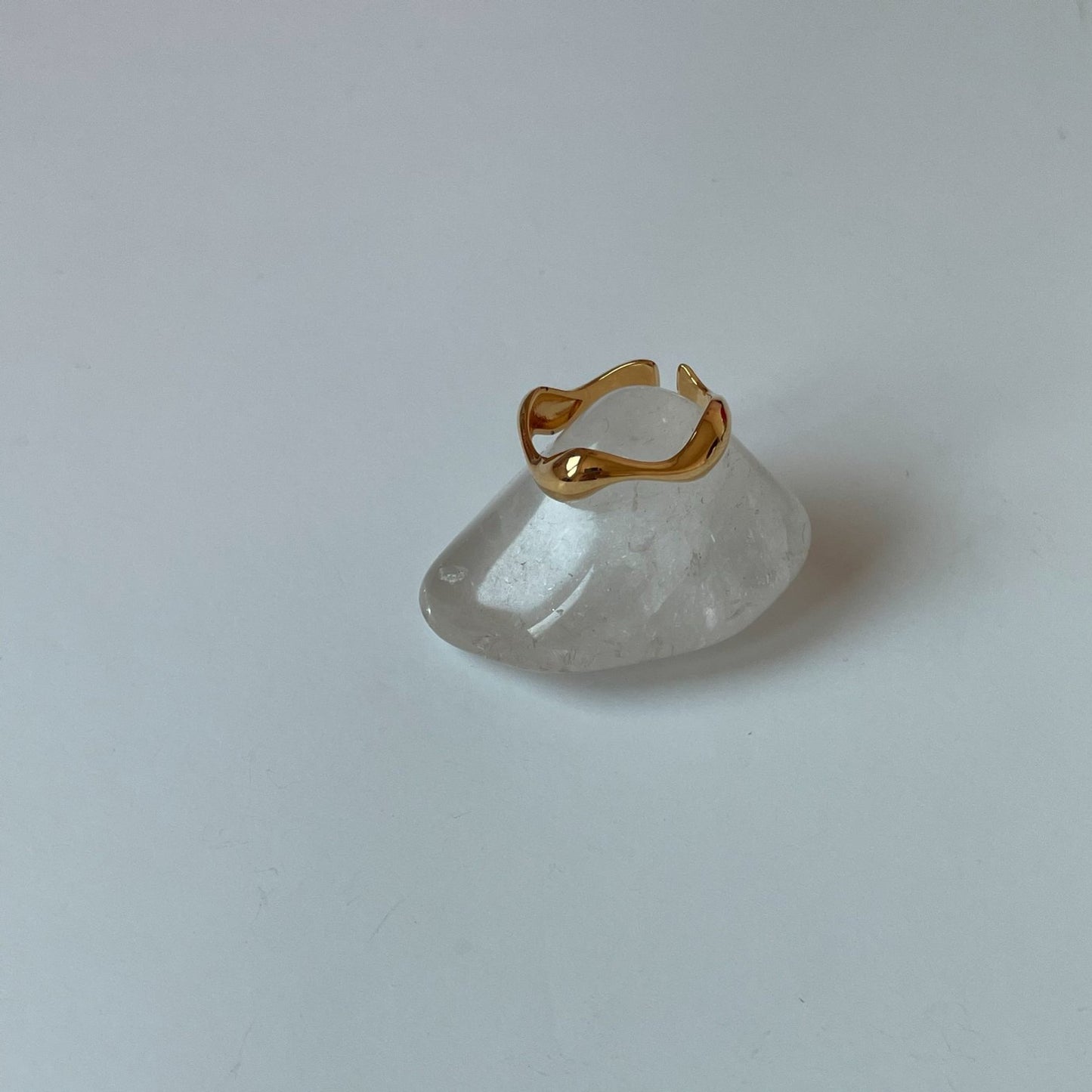 Waved Gold Ring