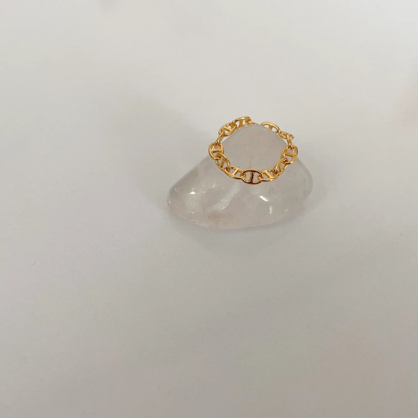 "H" Motif Ring