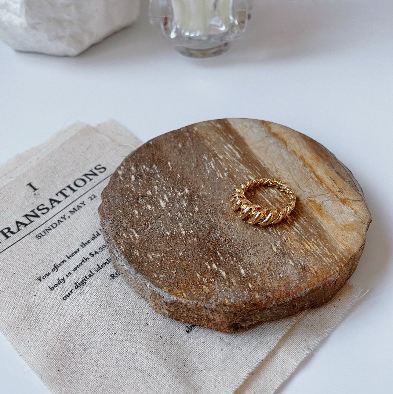 Bold Croissant Ring