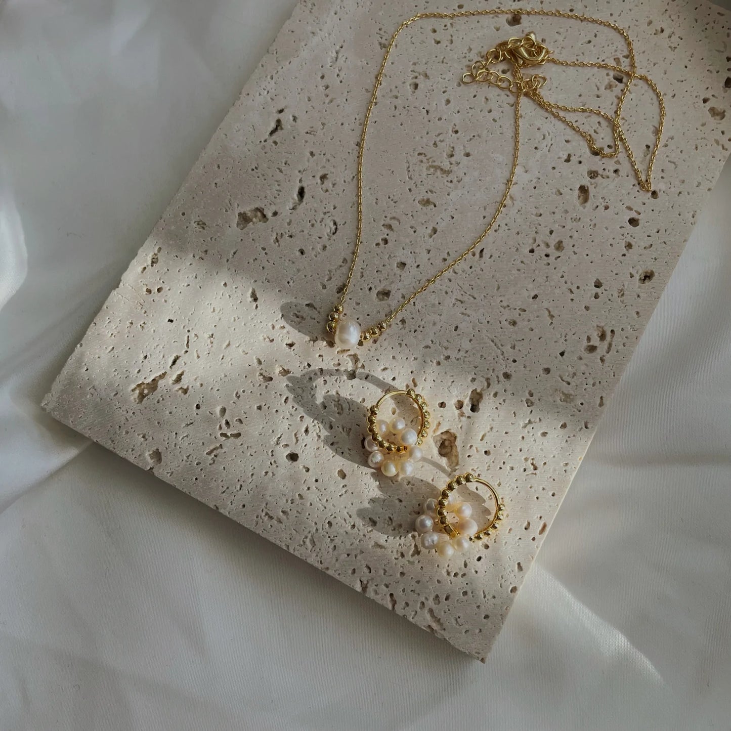 Pearl Loops Earrings