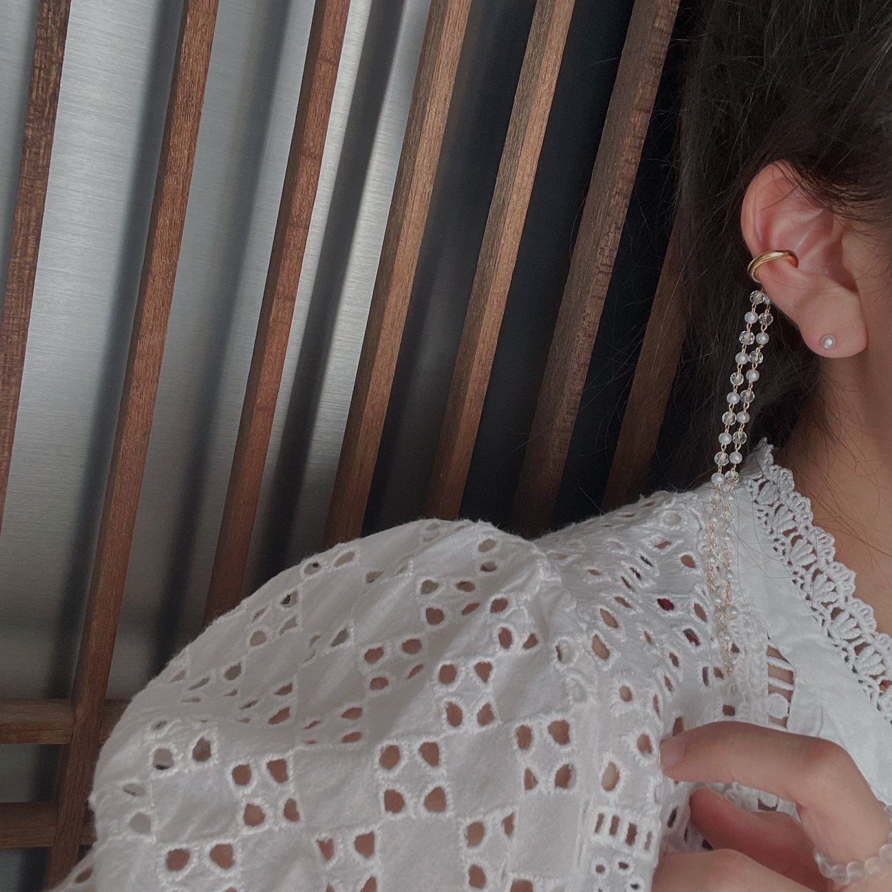 Ear Cuff + Ear-stud Set