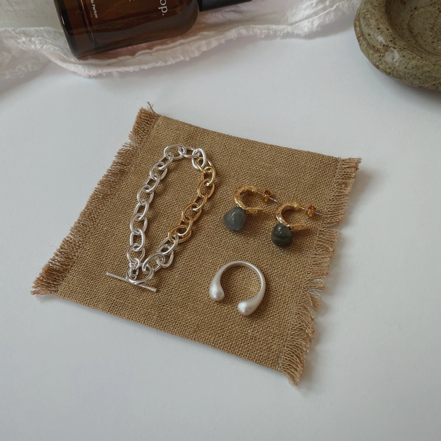 Kombi-Armbänder aus Gold und Silber
