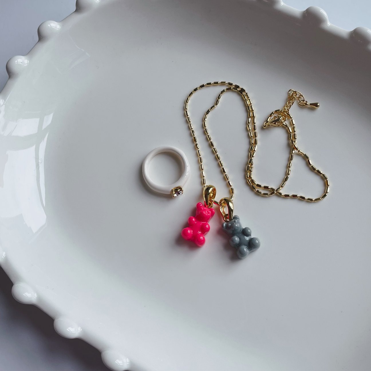 Teddy Bear Necklace - O.chic Studio