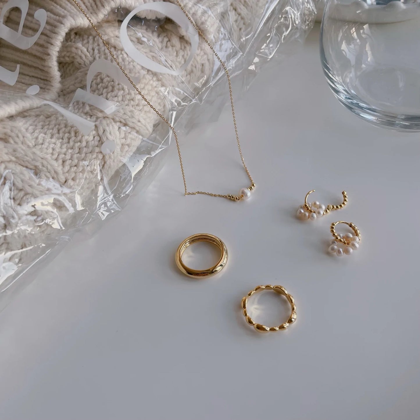 Pearl Loops Earrings