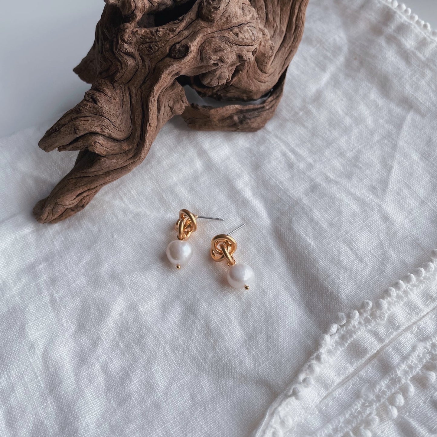Natural Pearl Earrings