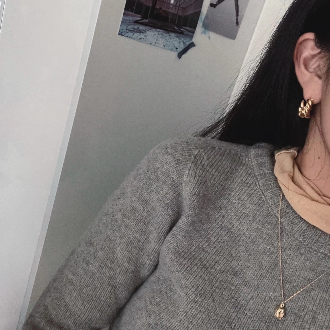 Croissant Earrings