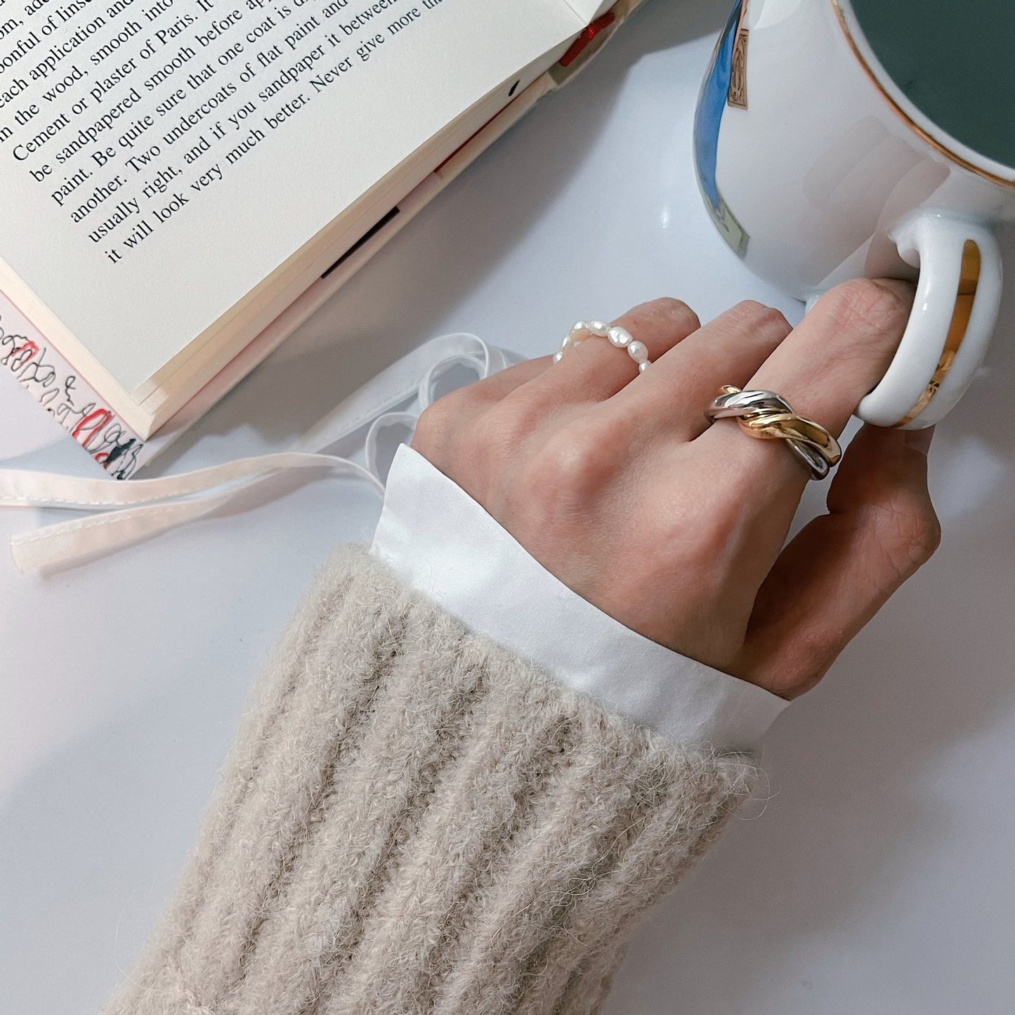 Fresh Water Pearl Banding Ring