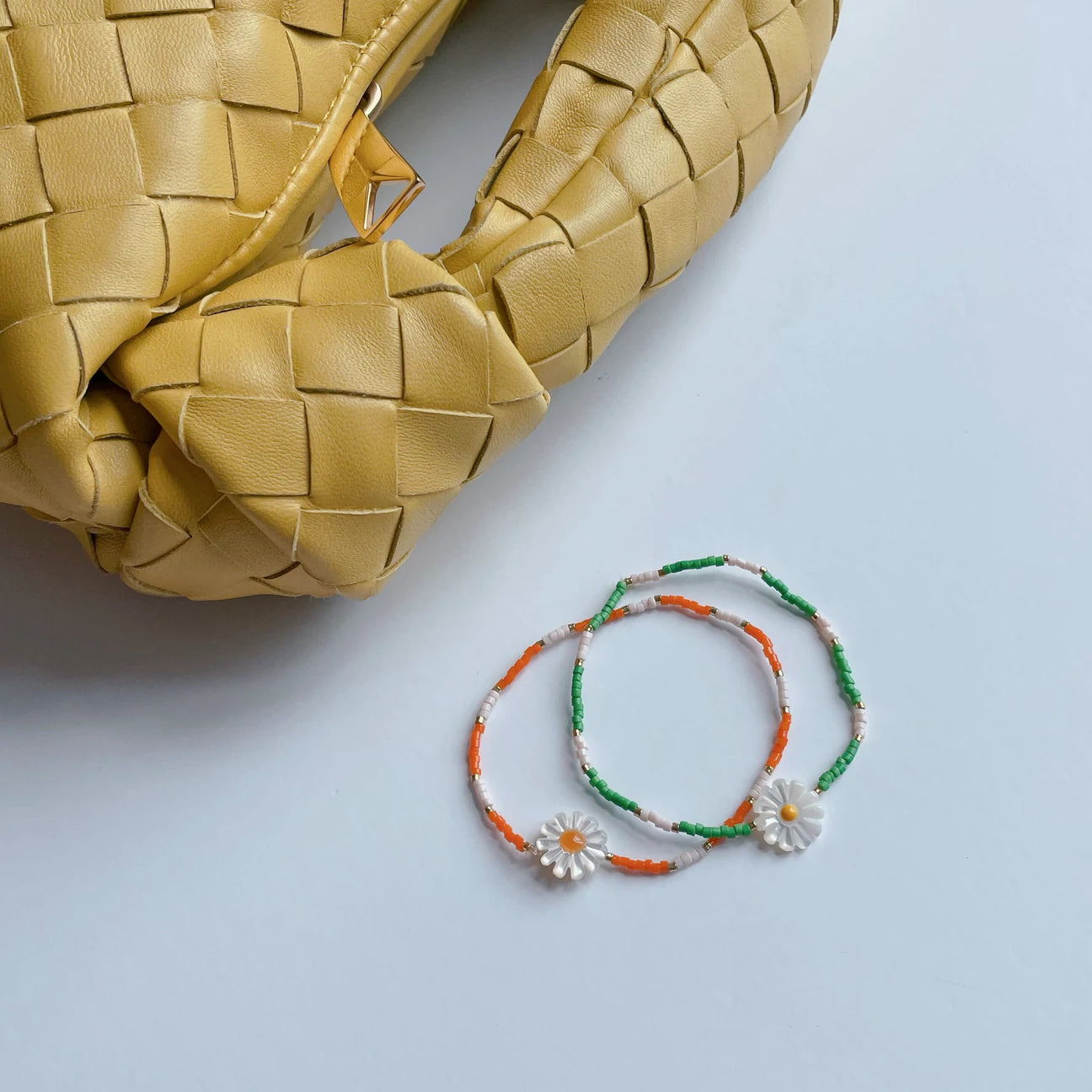 Beads Daisy Flower Bracelet
