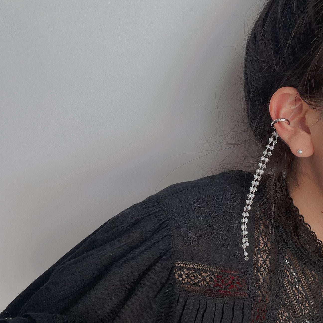 Ear Cuff + Ear-stud Set