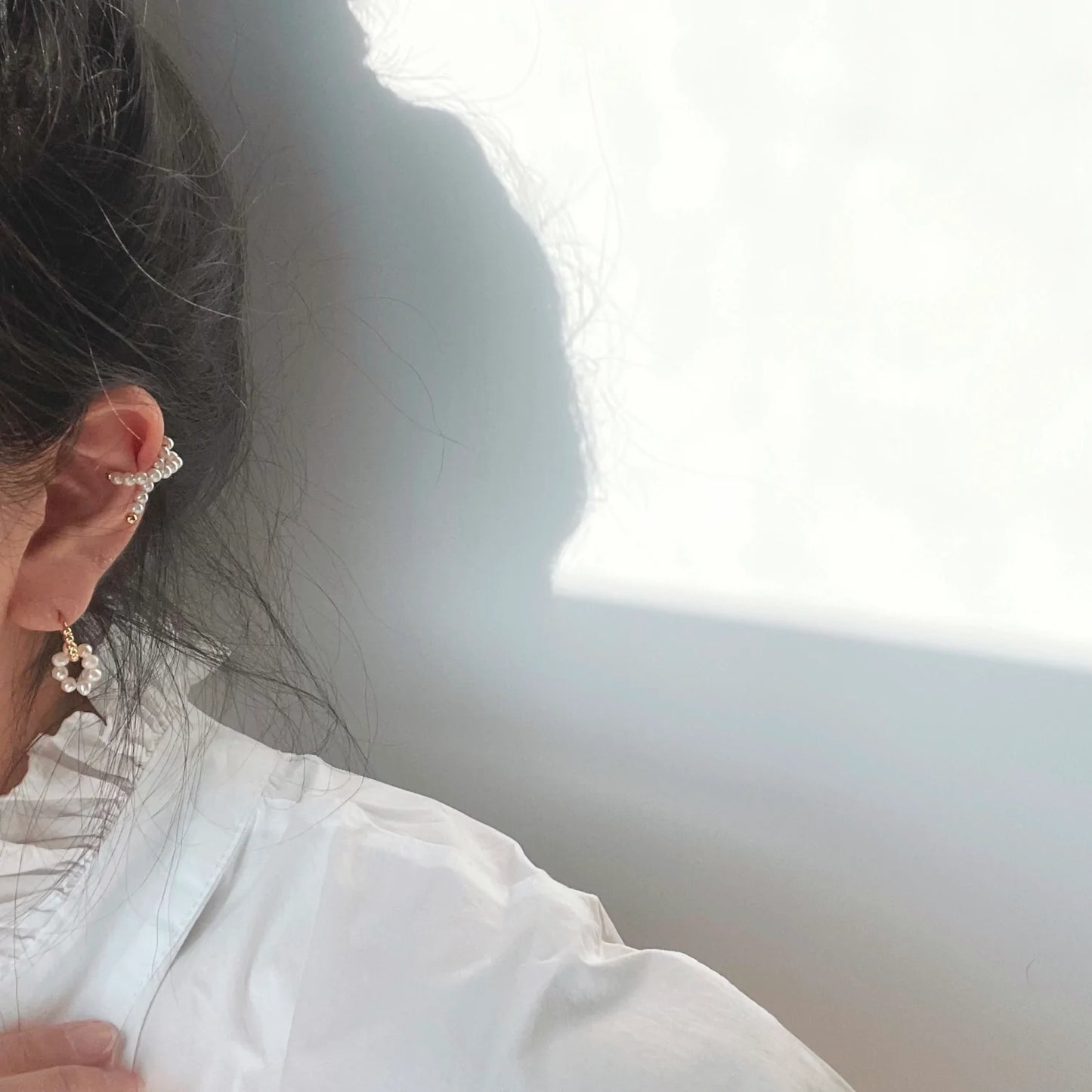 Pearl Loops Earrings