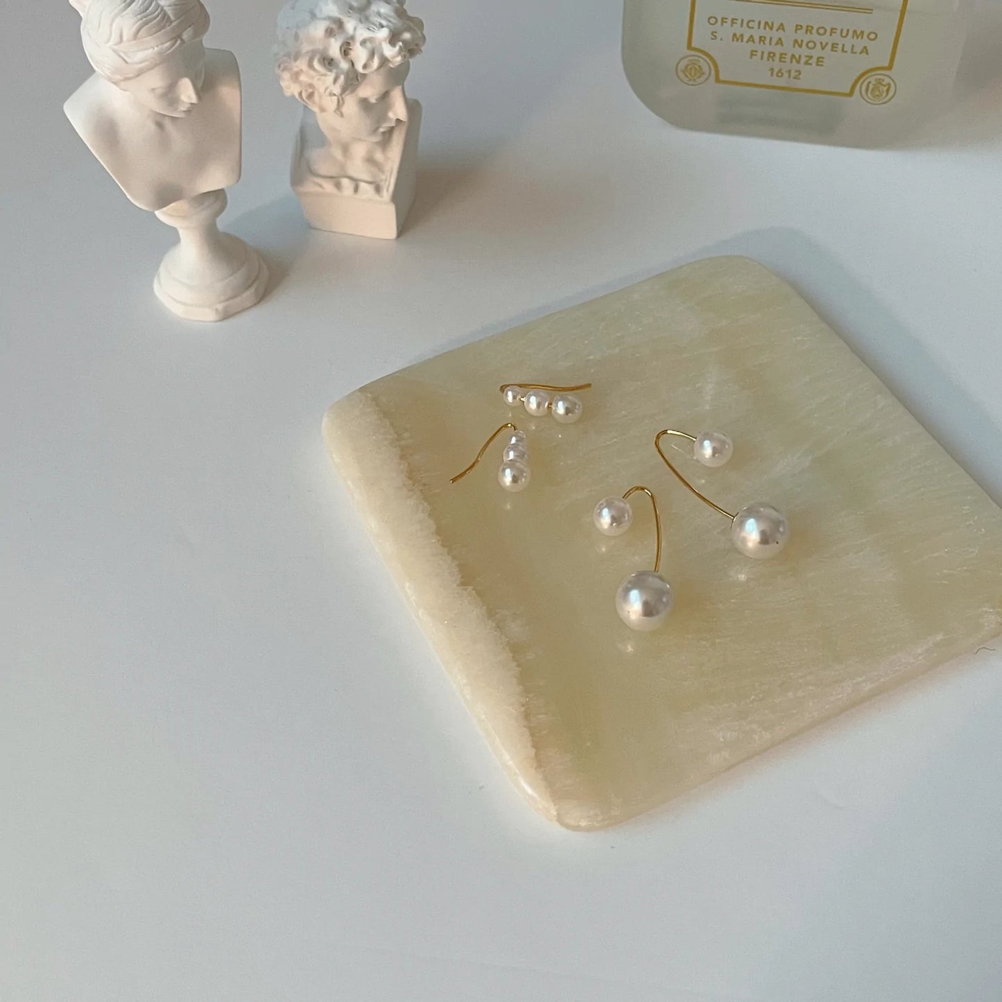 Pearl Earrings (24K Gold Plated)