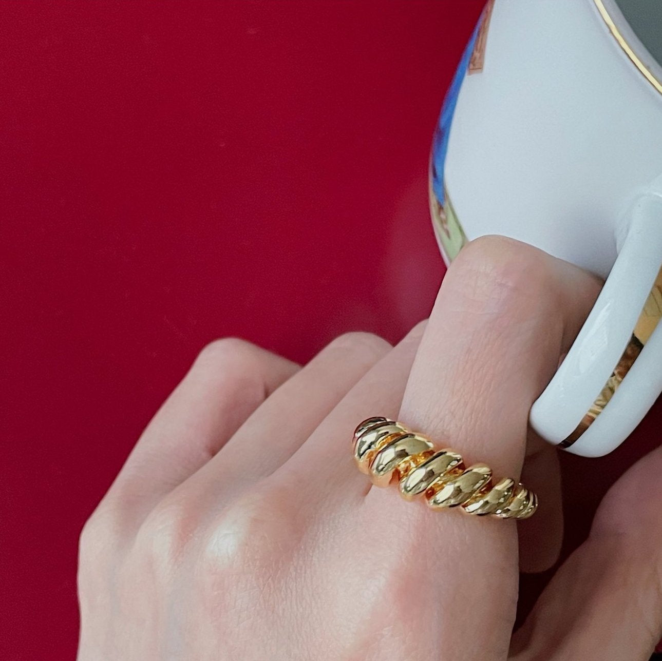 Bold Croissant Ring