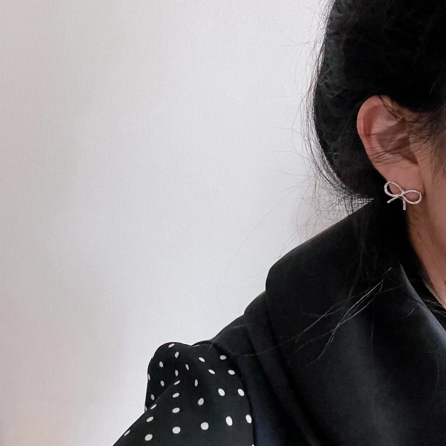 Bow Ear Studs (S925)