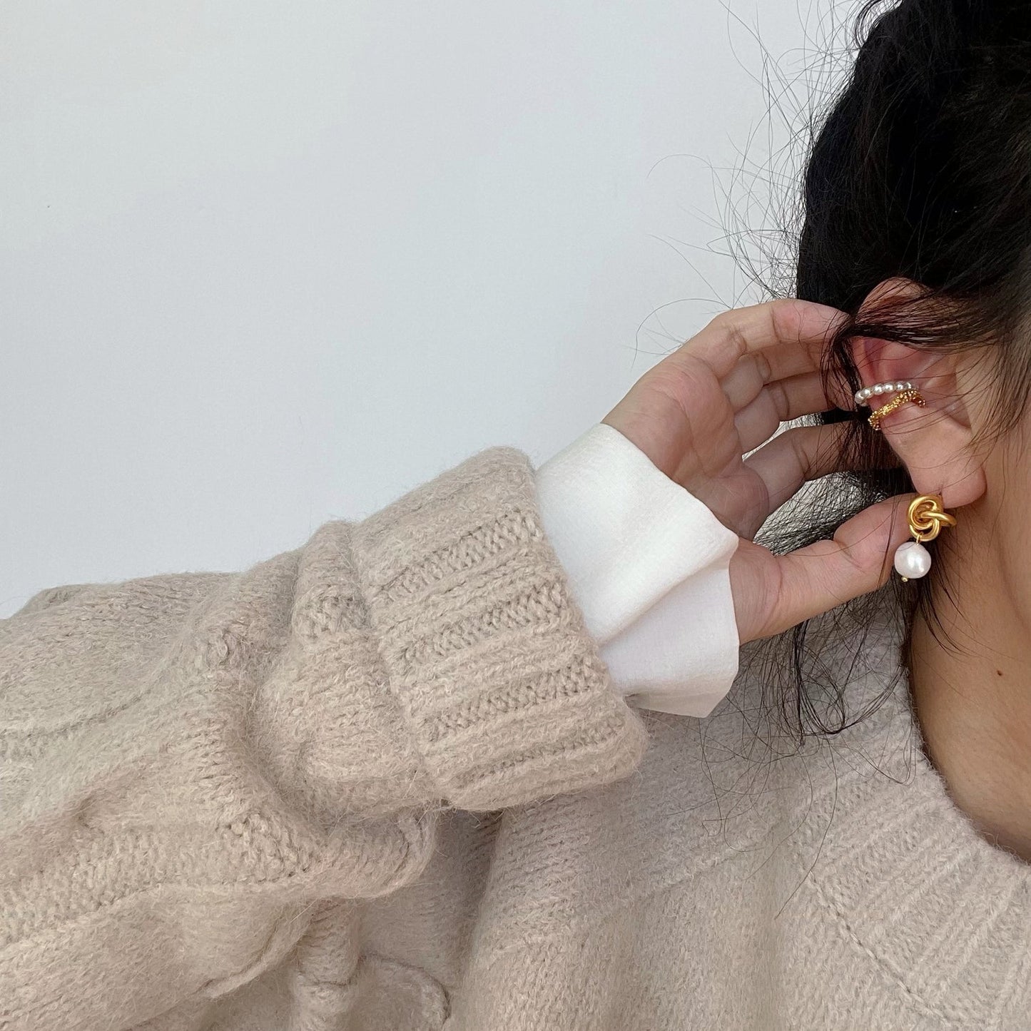 Natural Pearl Earrings