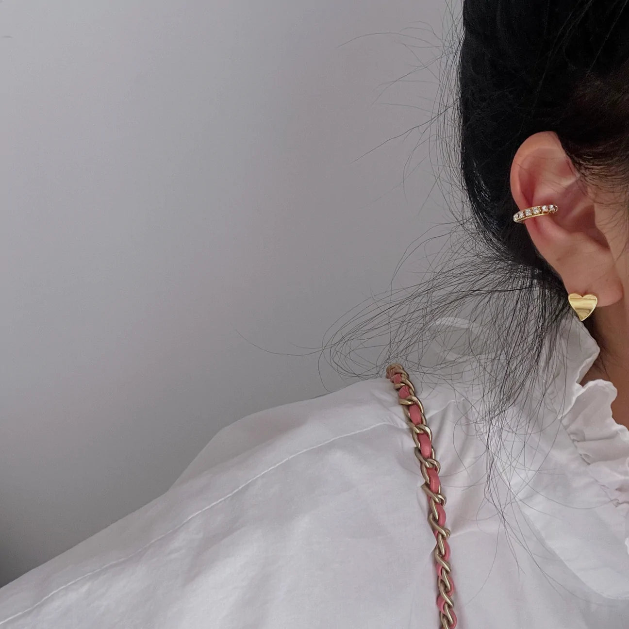 Heart One-touch Earrings