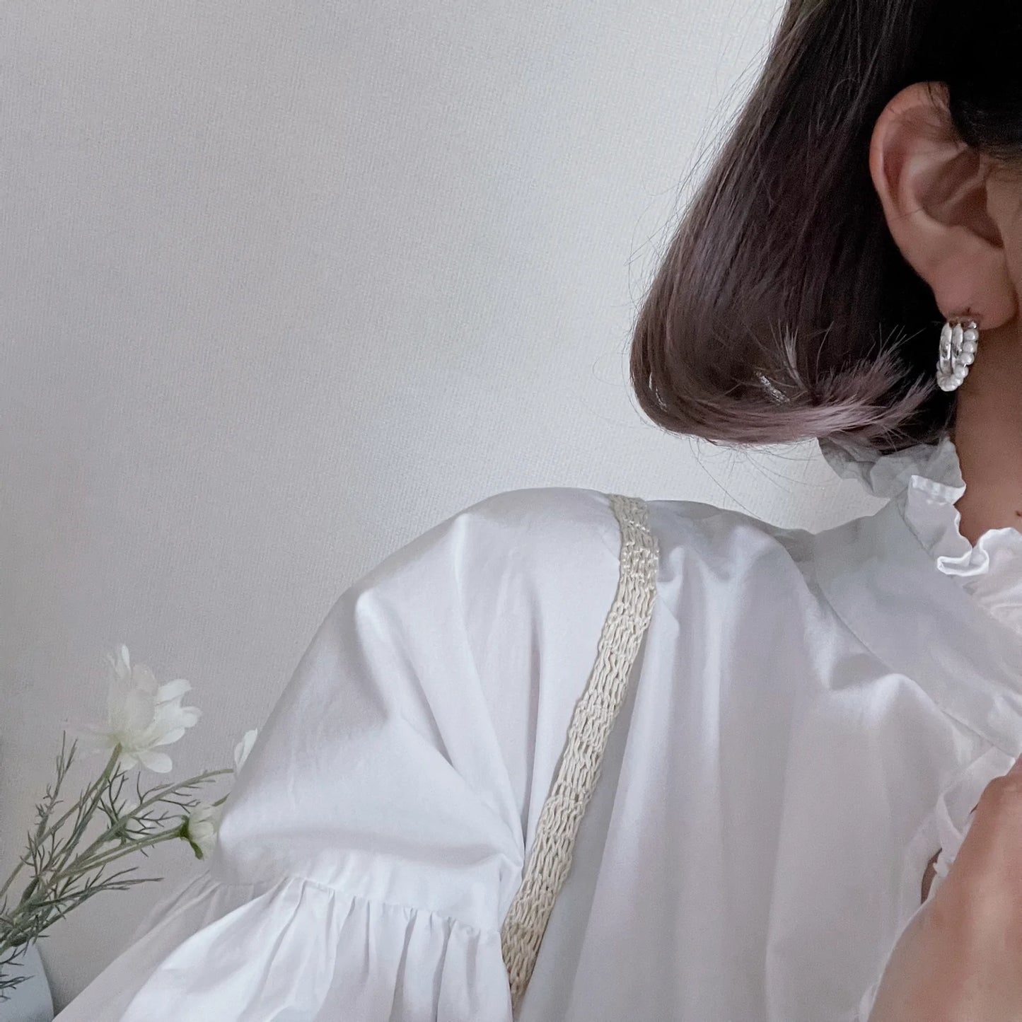 Pearl Beaded Earrings