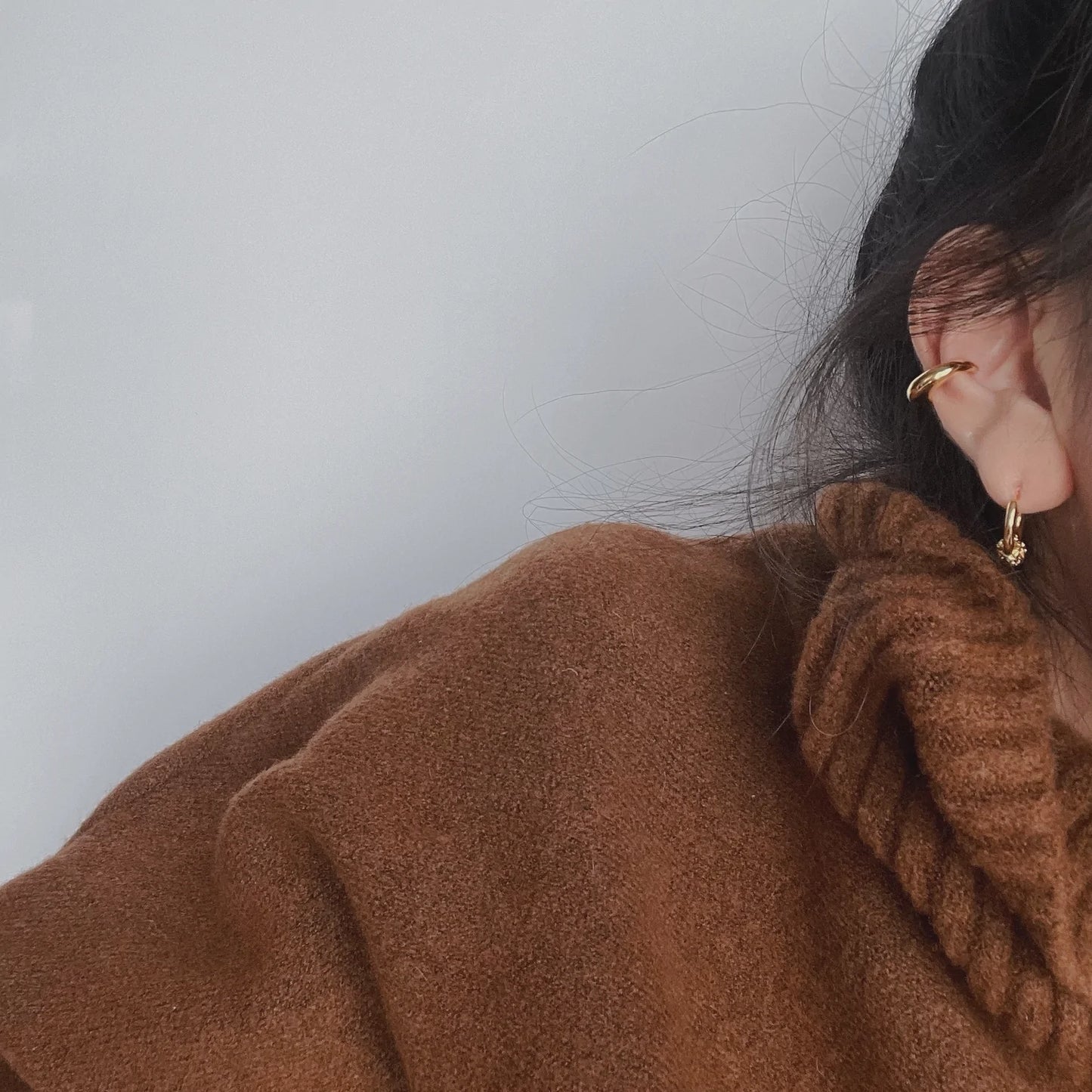 Little Loop & Ball Earrings