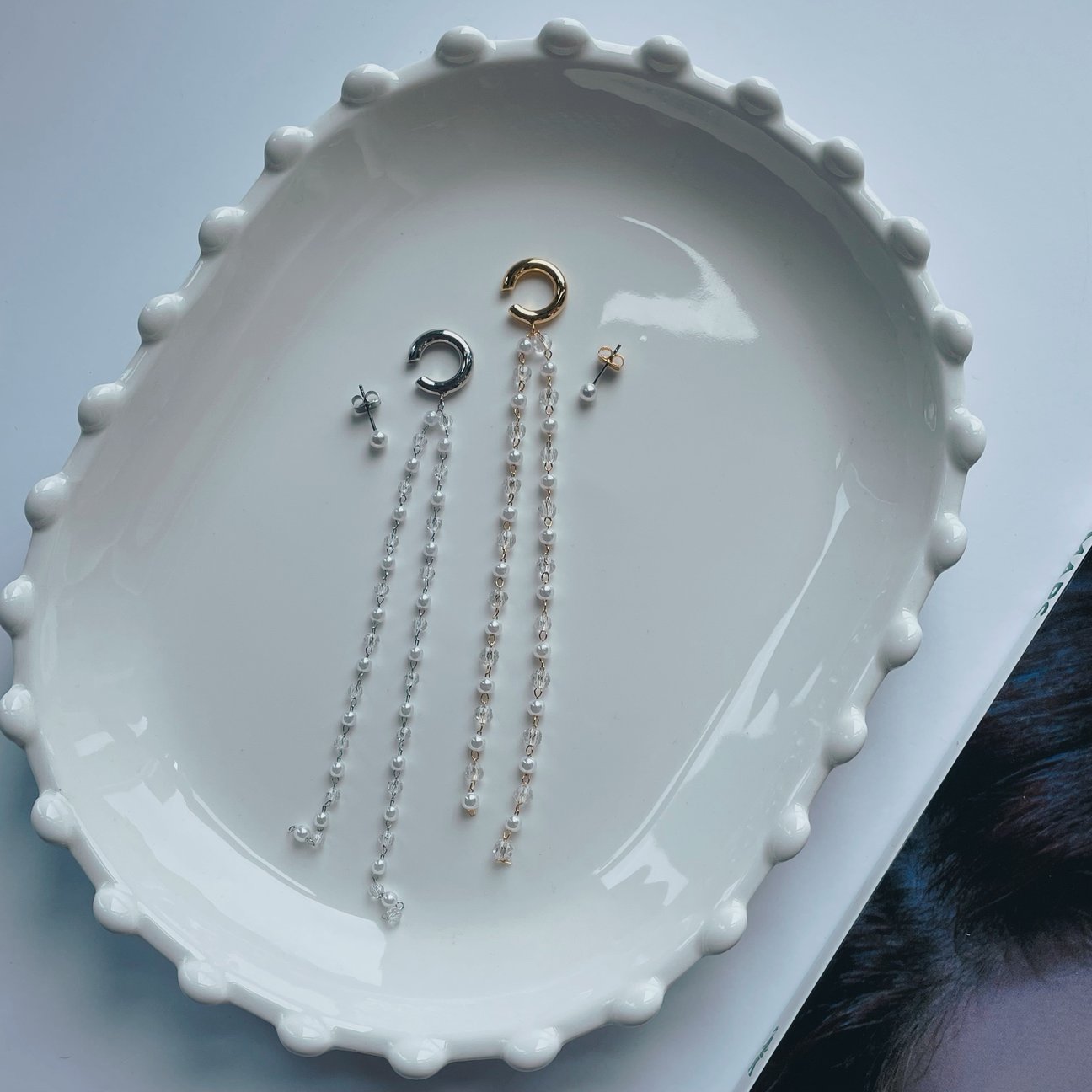 Ear Cuff + Ear-stud Set