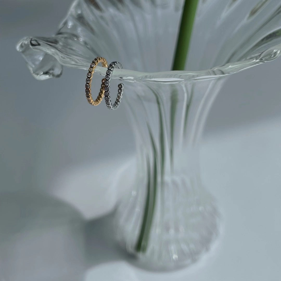 Zirconia Ear Cuff (18K Gold Plated)