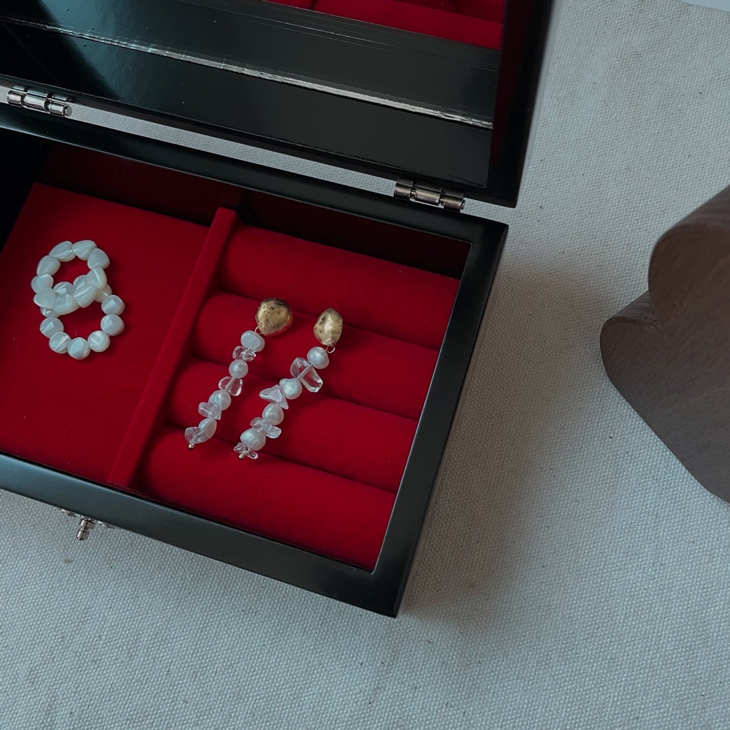 Gemstone Beaded Ear Drops