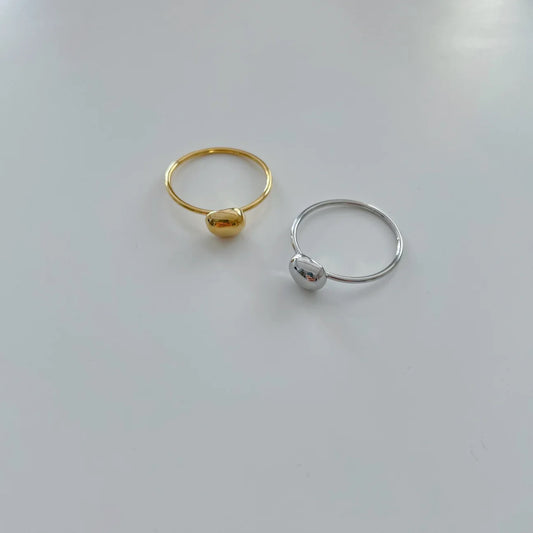 Gold & Silver Combi Ring Set