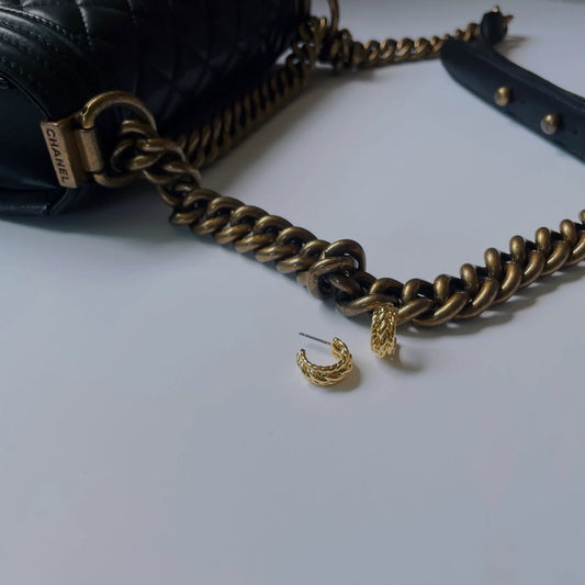 Woven Pattern Earrings