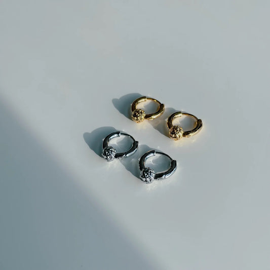 Little Loop & Ball Earrings