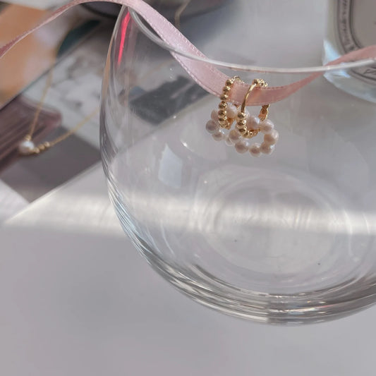 Pearl Loops Earrings