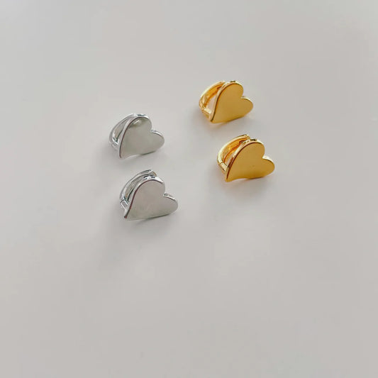 Heart One-touch Earrings