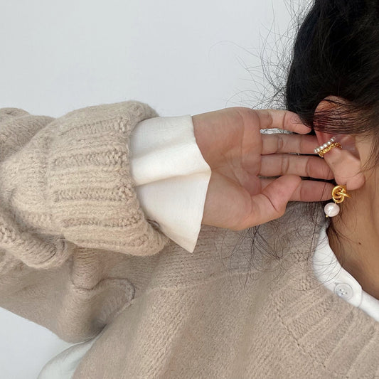 Natural Pearl Earrings