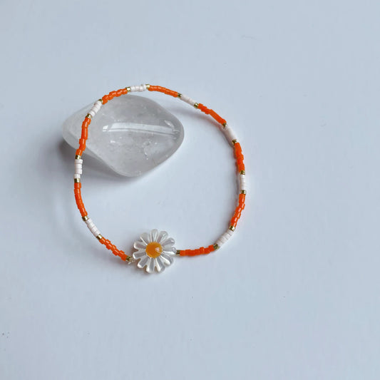 Beads Daisy Flower Bracelet