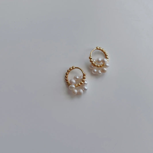Pearl Loops Earrings