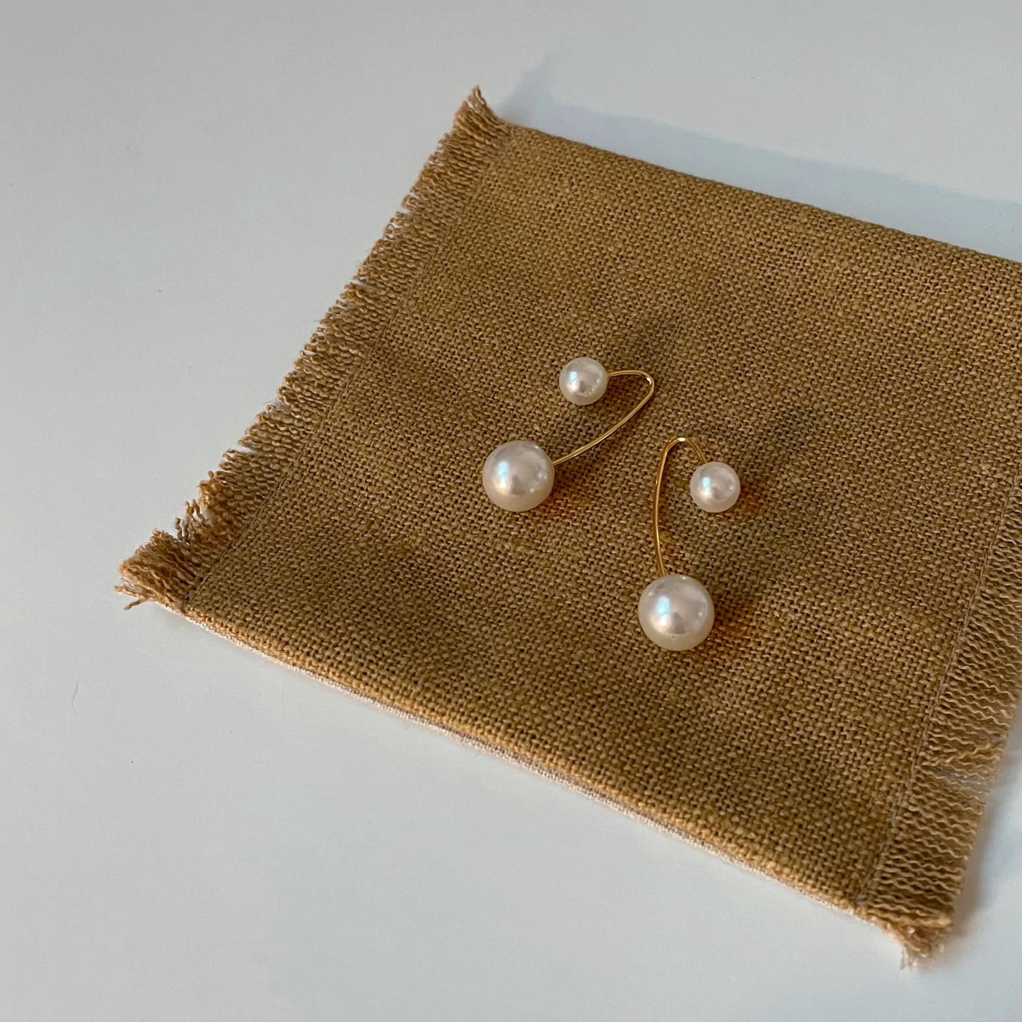 Pearl Earrings (24K Gold Plated)