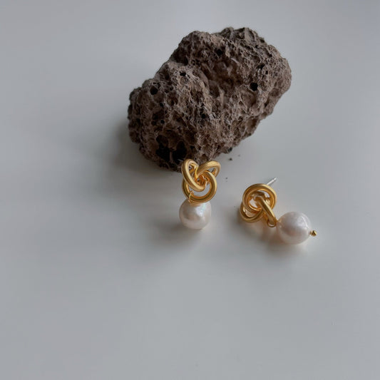 Natural Pearl Earrings