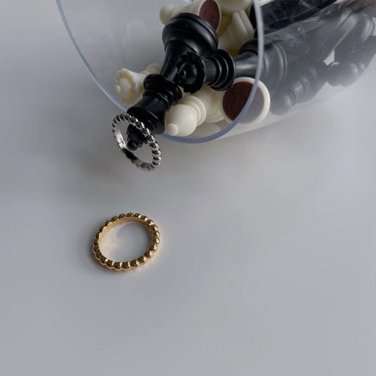Beaded Ring (24K Gold Plated)